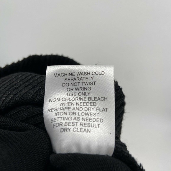 Sweet Romeo Black White Fuzzy Jumbo Star Sweater - Picture 7 of 7